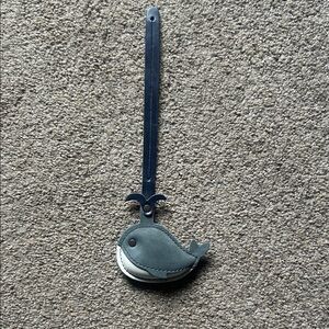 Portland leather Seattle Whale tag